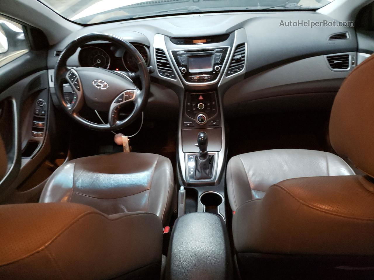 2014 Hyundai Elantra Se Белый vin: 5NPDH4AEXEH499069