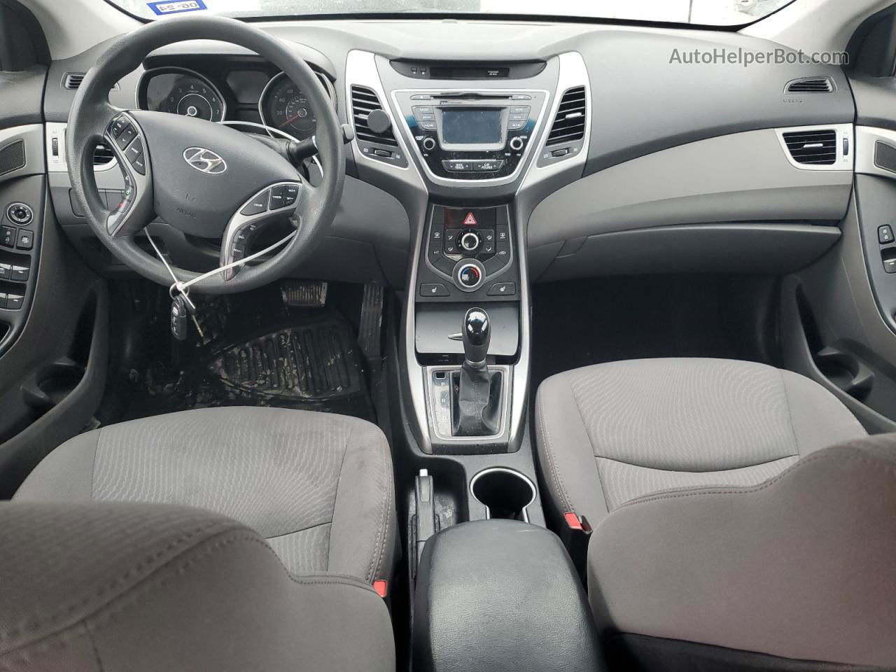 2014 Hyundai Elantra Se Черный vin: 5NPDH4AEXEH503895