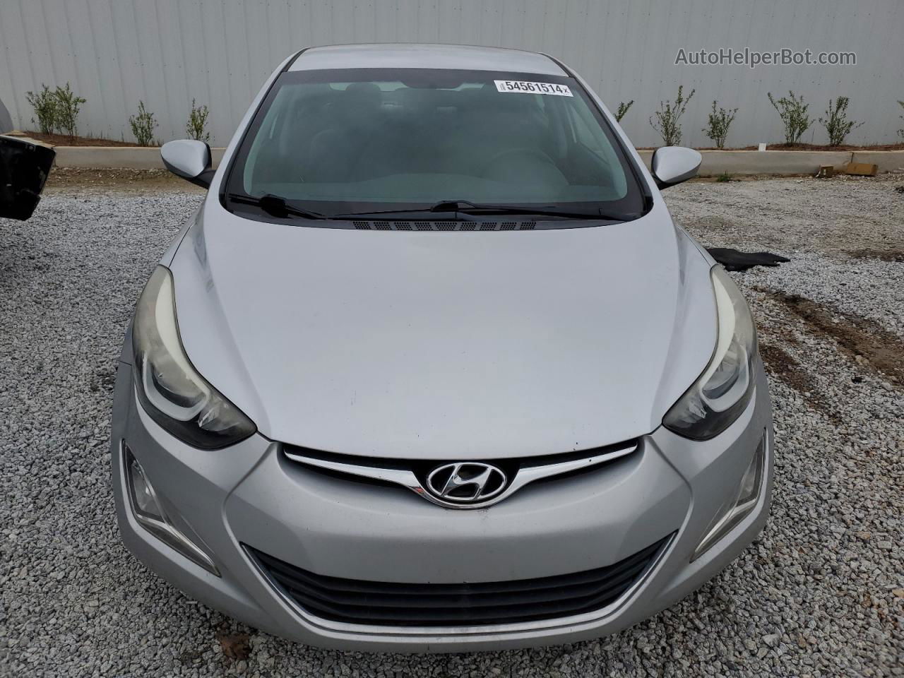 2014 Hyundai Elantra Se Silver vin: 5NPDH4AEXEH505470