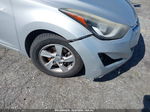 2014 Hyundai Elantra Se Silver vin: 5NPDH4AEXEH511415