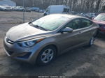 2014 Hyundai Elantra Se Beige vin: 5NPDH4AEXEH513360