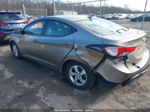 2014 Hyundai Elantra Se Beige vin: 5NPDH4AEXEH513360