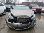 2014 Hyundai Elantra Se Gray vin: 5NPDH4AEXEH518431