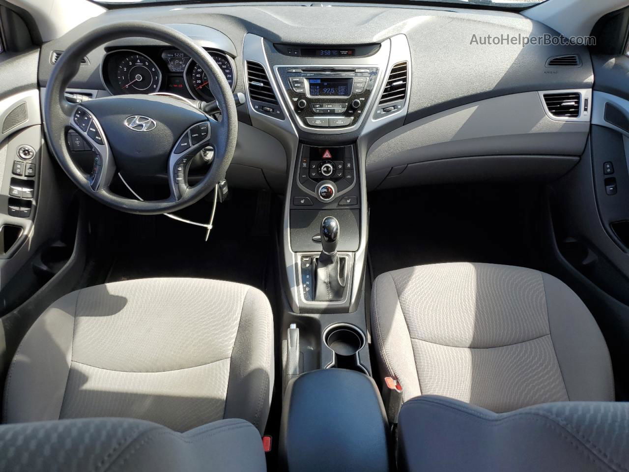 2014 Hyundai Elantra Se Серебряный vin: 5NPDH4AEXEH521748