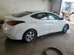 2014 Hyundai Elantra Se White vin: 5NPDH4AEXEH525346