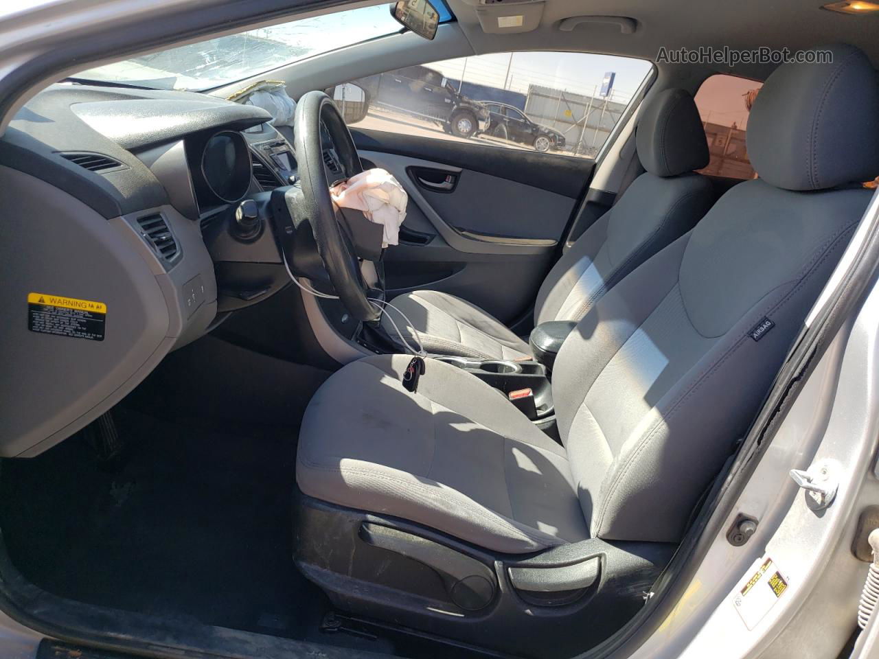 2014 Hyundai Elantra Se Серый vin: 5NPDH4AEXEH526495