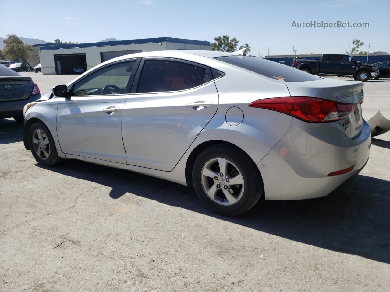 2014 Hyundai Elantra Se Gray vin: 5NPDH4AEXEH526495