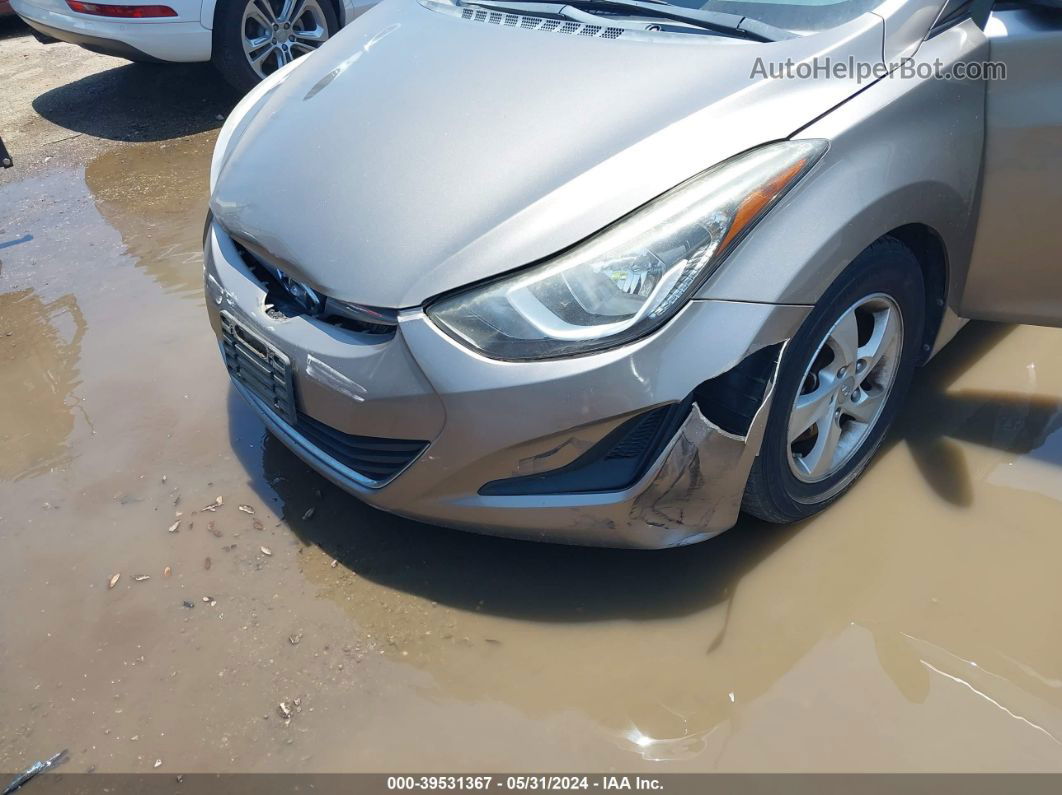 2014 Hyundai Elantra Se Silver vin: 5NPDH4AEXEH527484