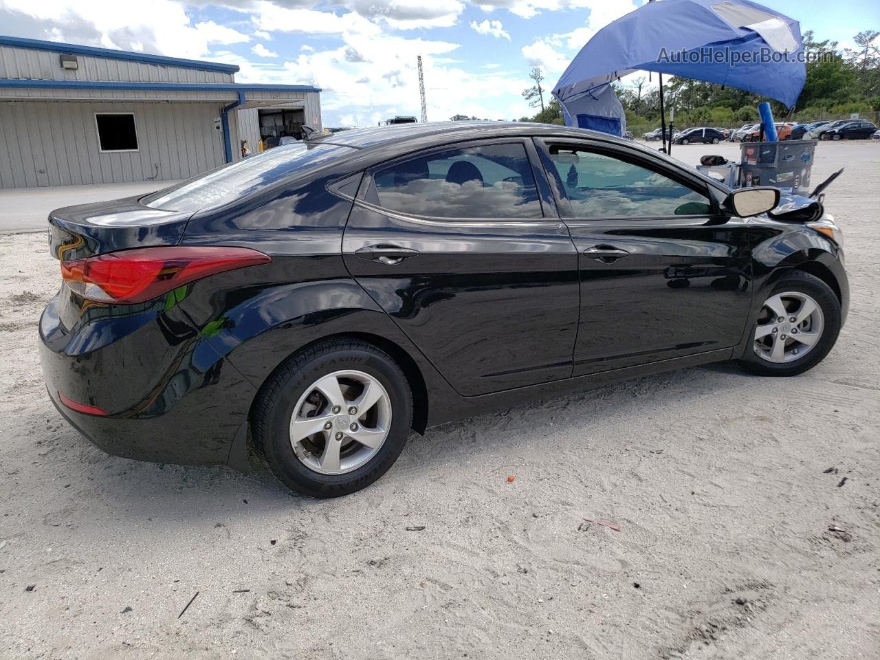 2014 Hyundai Elantra Se Black vin: 5NPDH4AEXEH539053