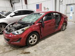 2014 Hyundai Elantra Se Red vin: 5NPDH4AEXEH540011