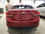 2014 Hyundai Elantra Se Red vin: 5NPDH4AEXEH540011