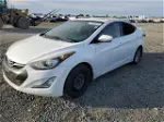 2015 Hyundai Elantra Se White vin: 5NPDH4AEXFH592367