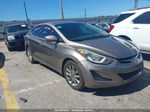 2016 Hyundai Elantra Se Gray vin: 5NPDH4AEXGH652973