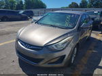 2016 Hyundai Elantra Se Gray vin: 5NPDH4AEXGH652973