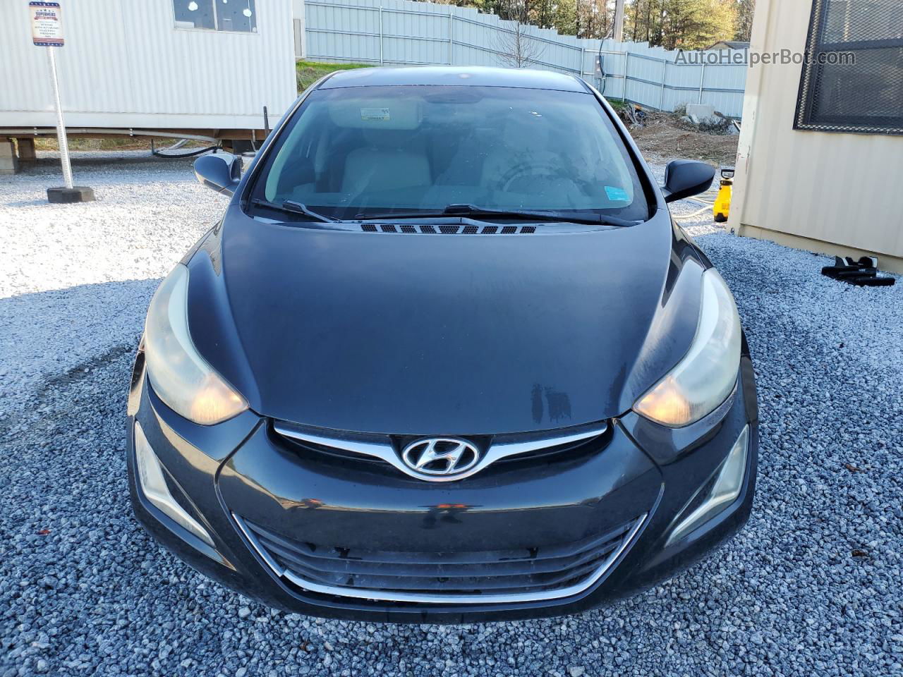 2016 Hyundai Elantra Se Черный vin: 5NPDH4AEXGH656389