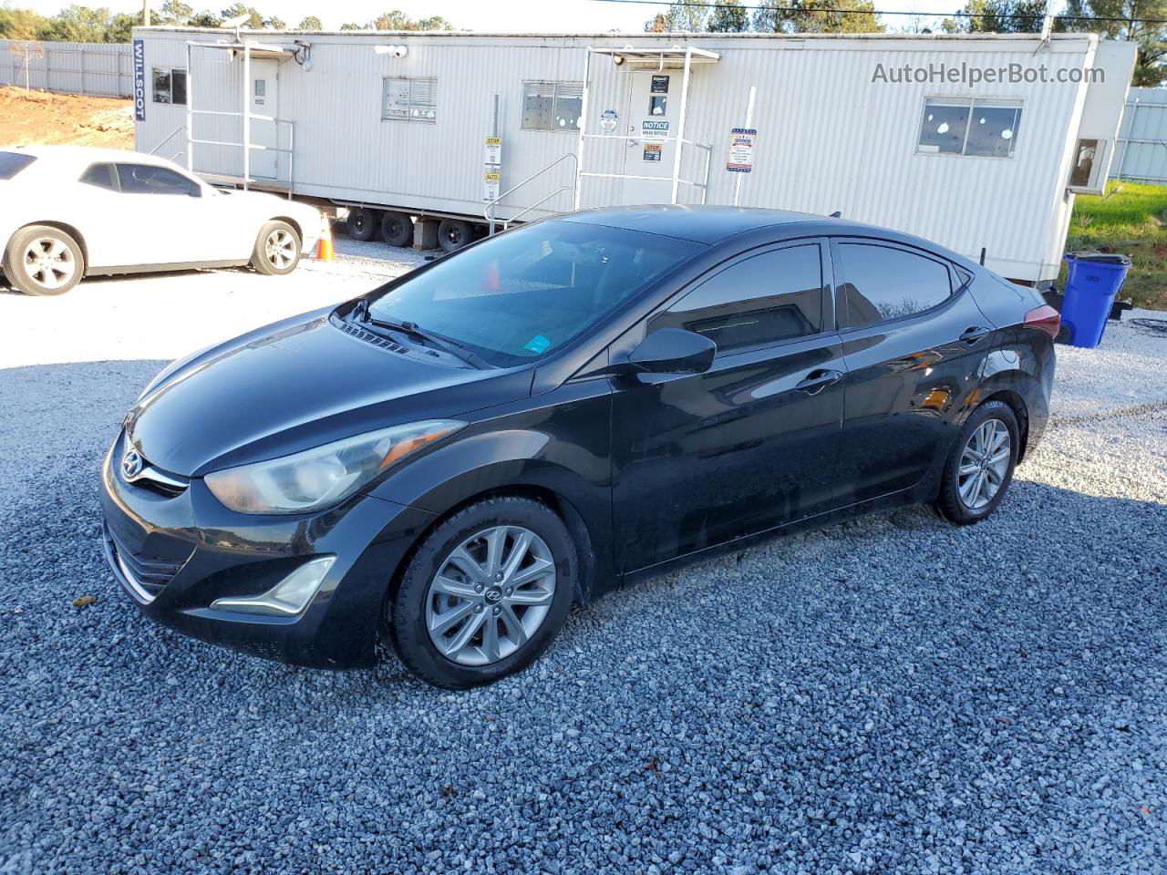 2016 Hyundai Elantra Se Черный vin: 5NPDH4AEXGH656389