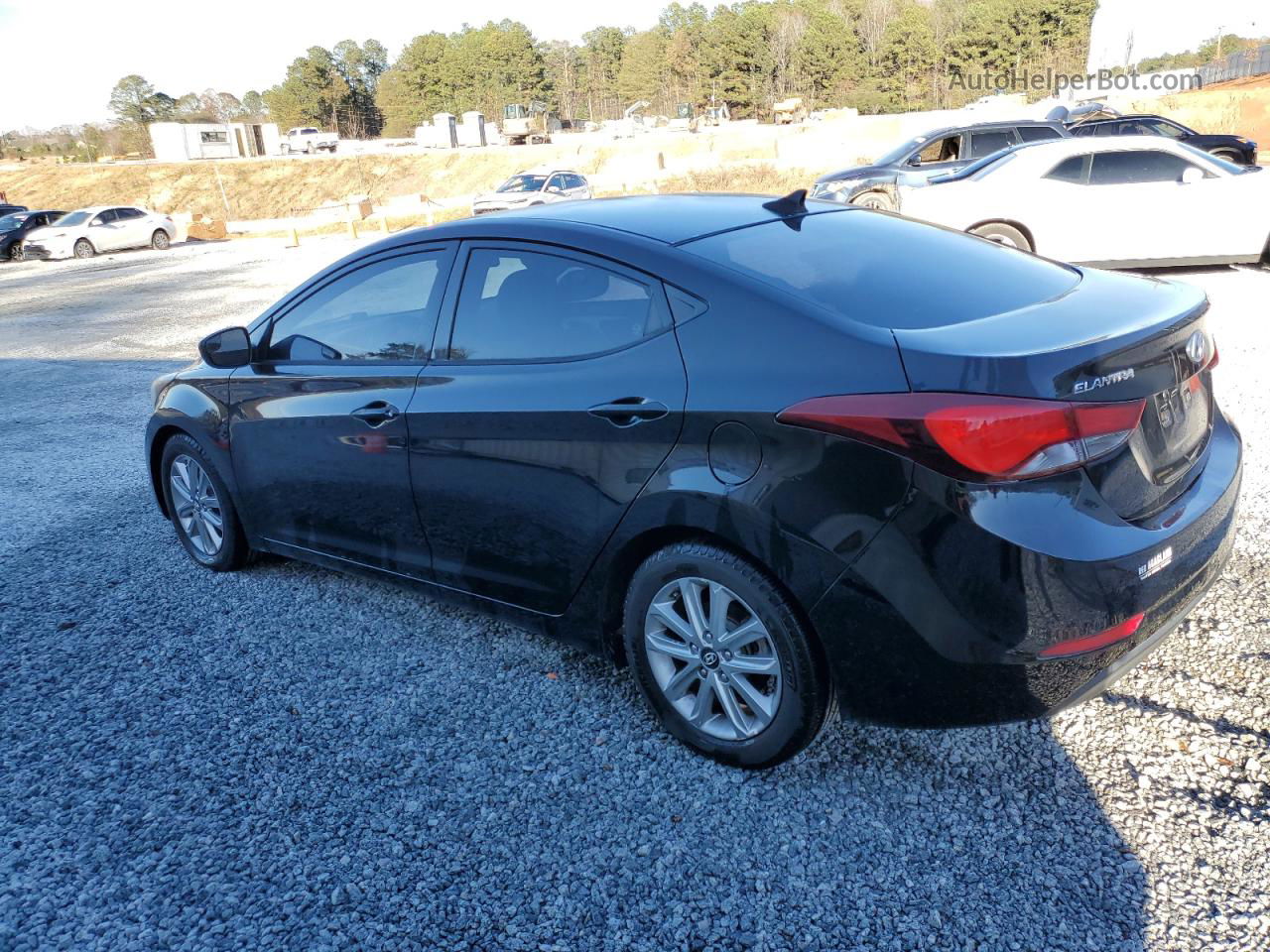 2016 Hyundai Elantra Se Черный vin: 5NPDH4AEXGH656389