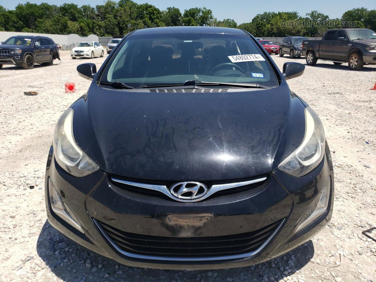 2016 Hyundai Elantra Se Black vin: 5NPDH4AEXGH657560