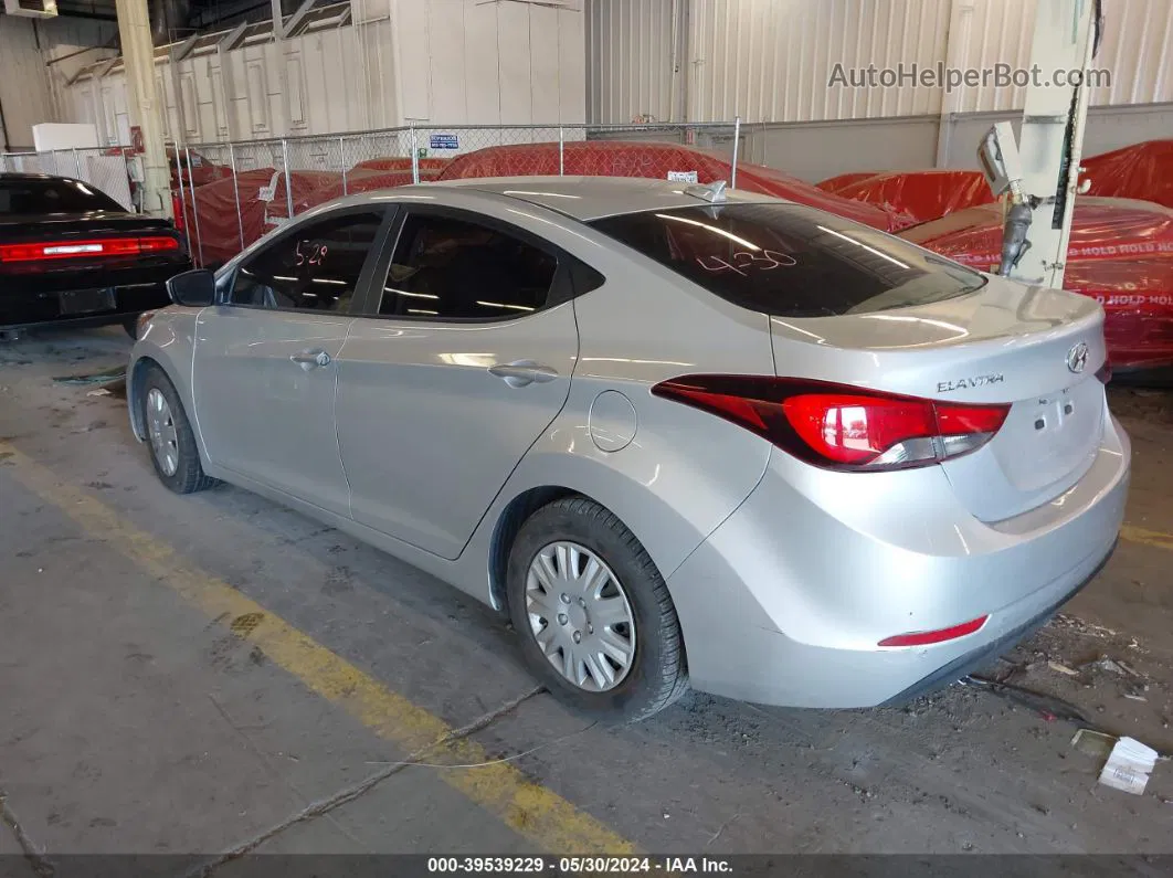 2016 Hyundai Elantra Se Silver vin: 5NPDH4AEXGH674200