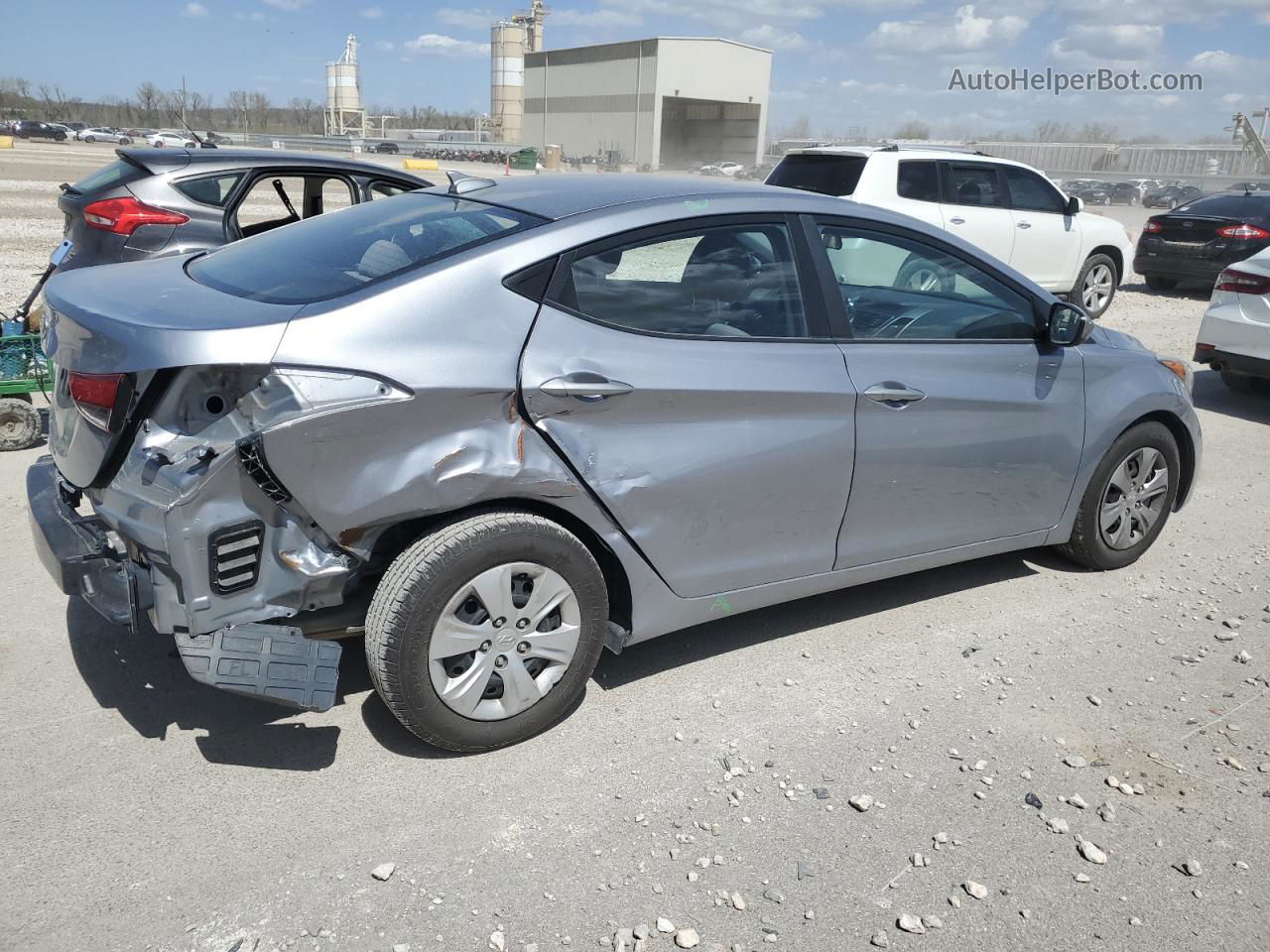 2016 Hyundai Elantra Se Silver vin: 5NPDH4AEXGH676688