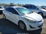 2016 Hyundai Elantra Se White vin: 5NPDH4AEXGH678179