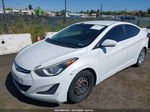 2016 Hyundai Elantra Se White vin: 5NPDH4AEXGH678179