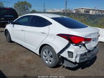 2016 Hyundai Elantra Se White vin: 5NPDH4AEXGH678179