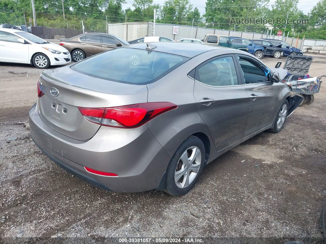 2016 Hyundai Elantra Value Edition Gold vin: 5NPDH4AEXGH681714