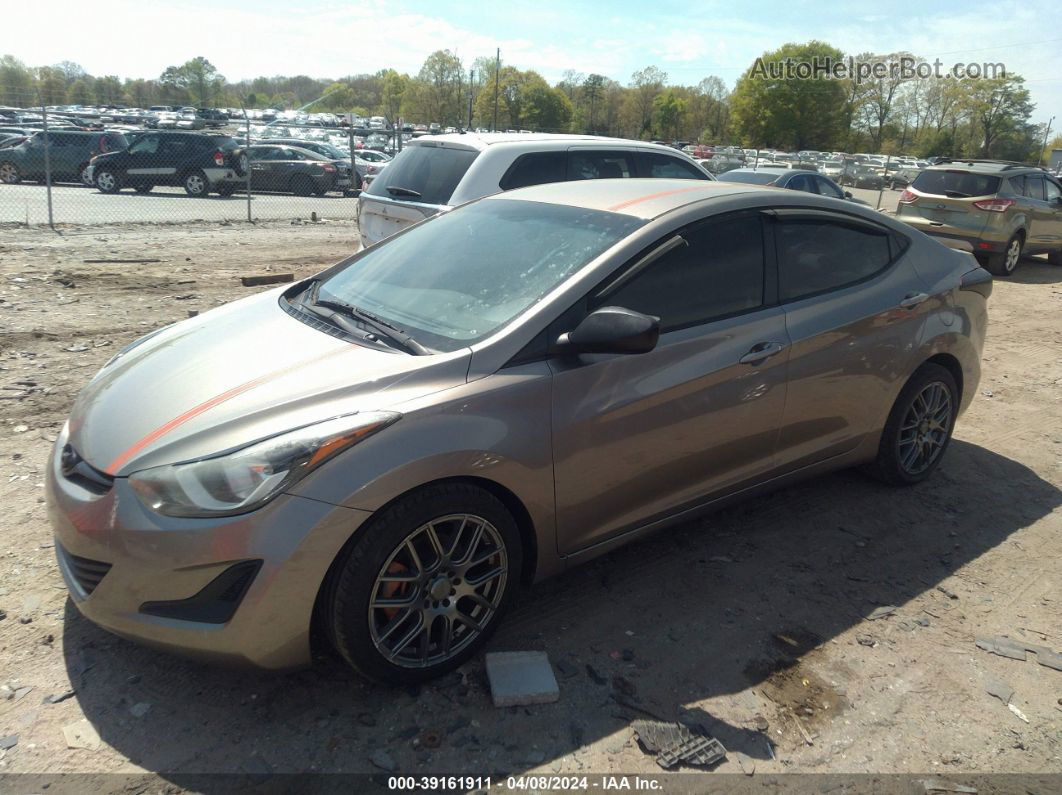 2016 Hyundai Elantra Se Silver vin: 5NPDH4AEXGH690204