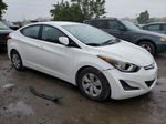 2016 Hyundai Elantra Se White vin: 5NPDH4AEXGH691126