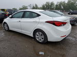 2016 Hyundai Elantra Se White vin: 5NPDH4AEXGH691126