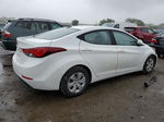 2016 Hyundai Elantra Se White vin: 5NPDH4AEXGH691126