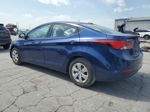 2016 Hyundai Elantra Se Blue vin: 5NPDH4AEXGH691725