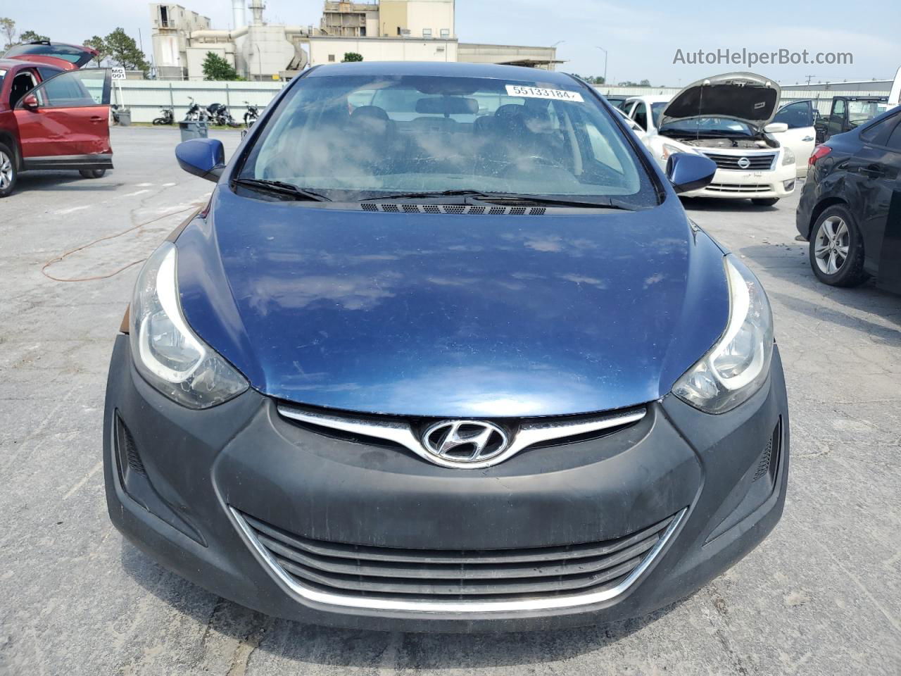 2016 Hyundai Elantra Se Blue vin: 5NPDH4AEXGH691725