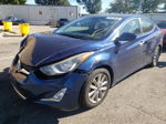 2016 Hyundai Elantra Se Blue vin: 5NPDH4AEXGH720575