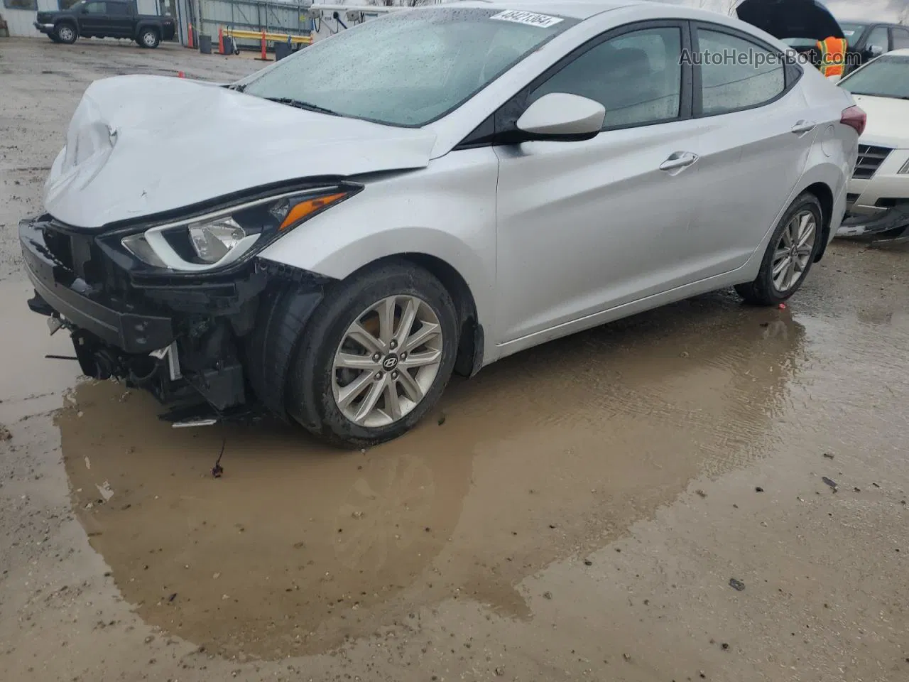 2016 Hyundai Elantra Se Silver vin: 5NPDH4AEXGH722519