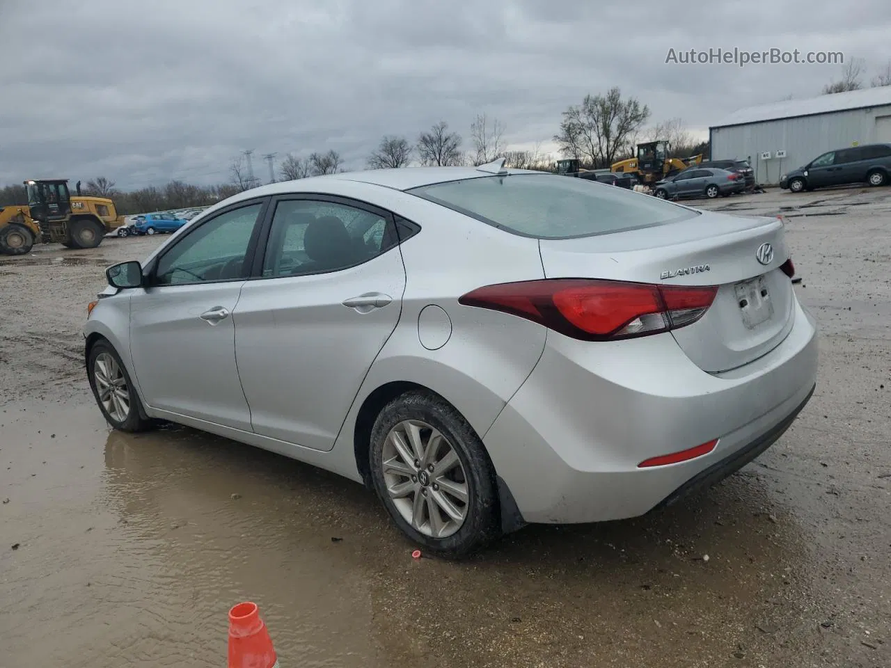 2016 Hyundai Elantra Se Silver vin: 5NPDH4AEXGH722519