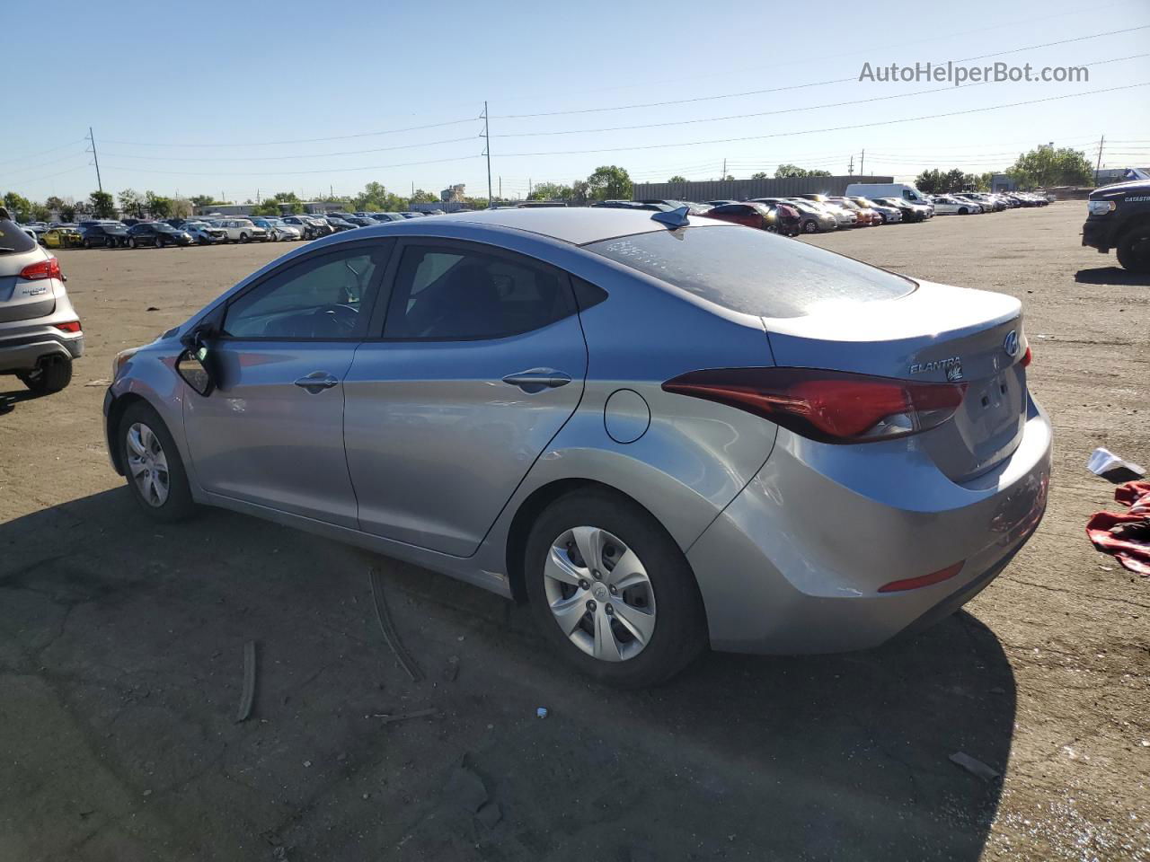 2016 Hyundai Elantra Se Silver vin: 5NPDH4AEXGH730524