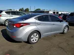 2016 Hyundai Elantra Se Silver vin: 5NPDH4AEXGH730524