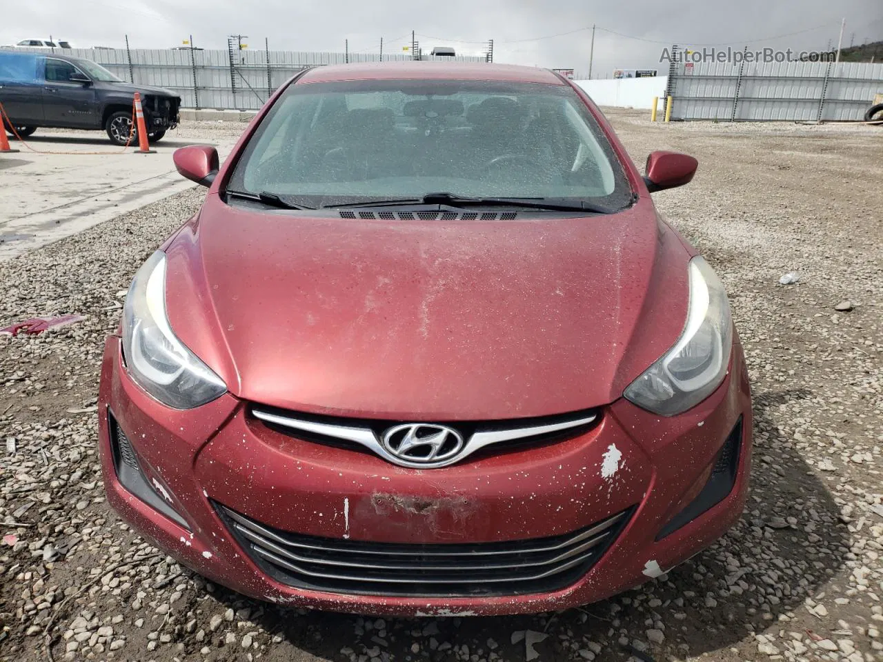 2016 Hyundai Elantra Se Burgundy vin: 5NPDH4AEXGH740826