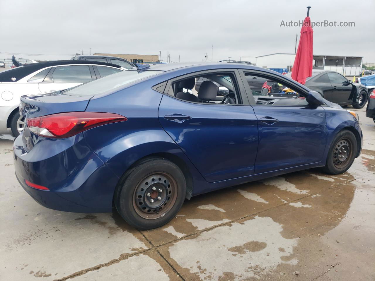 2016 Hyundai Elantra Se Blue vin: 5NPDH4AEXGH742298