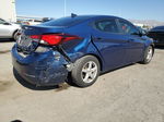 2016 Hyundai Elantra Se Blue vin: 5NPDH4AEXGH747338