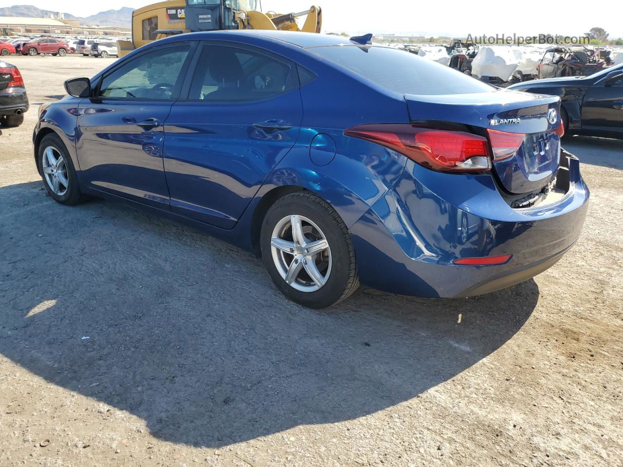 2016 Hyundai Elantra Se Синий vin: 5NPDH4AEXGH747338