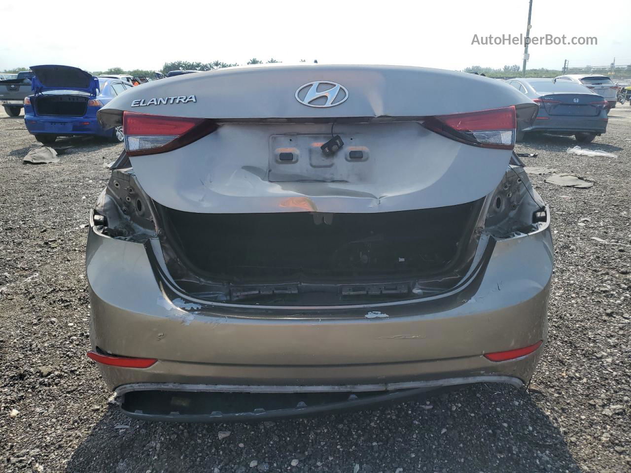 2016 Hyundai Elantra Se Tan vin: 5NPDH4AEXGH754595