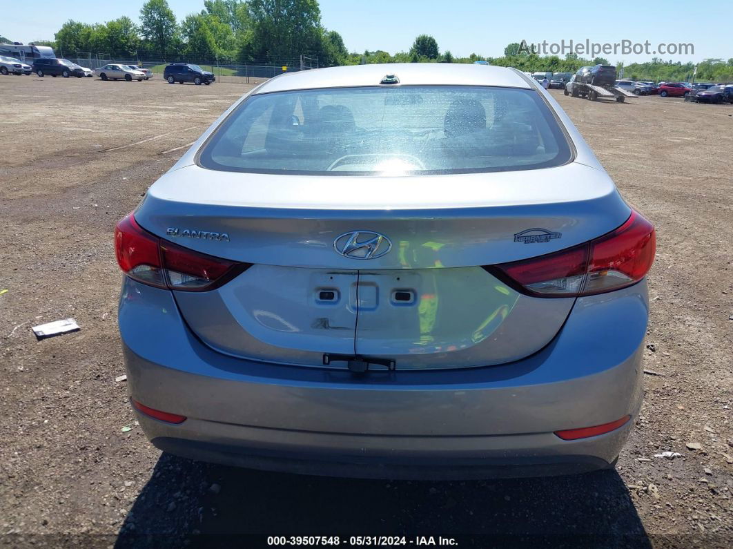 2016 Hyundai Elantra Se Silver vin: 5NPDH4AEXGH762213