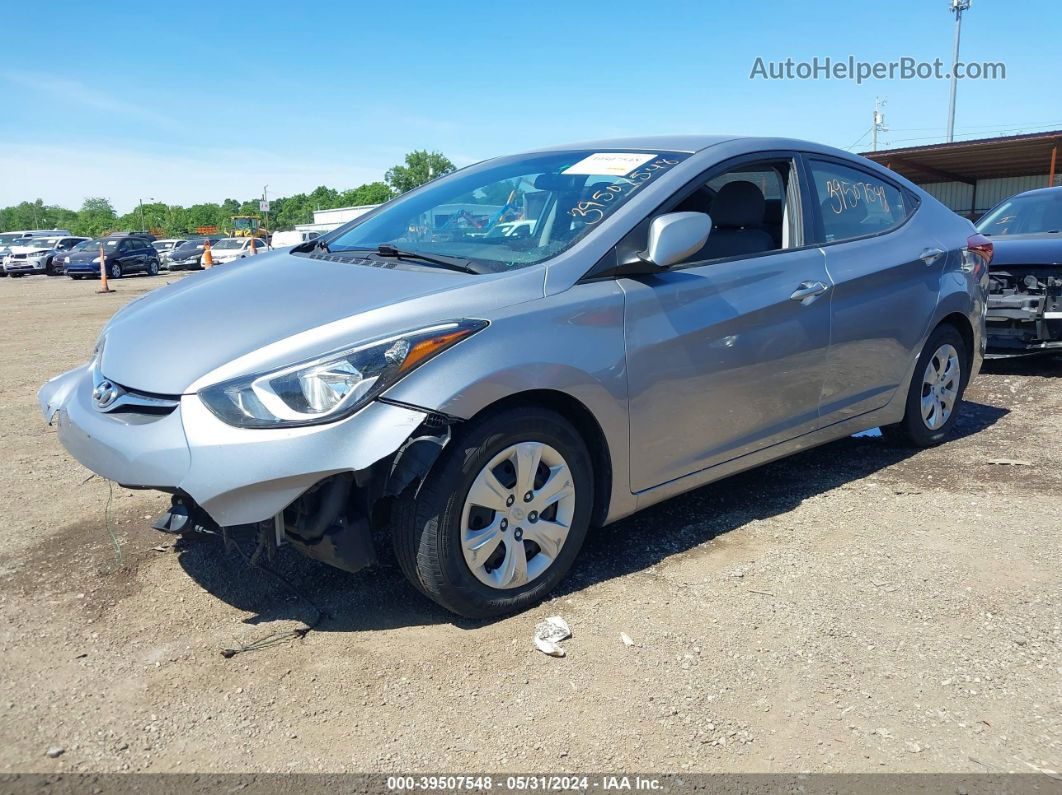 2016 Hyundai Elantra Se Silver vin: 5NPDH4AEXGH762213