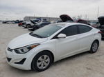 2016 Hyundai Elantra Se White vin: 5NPDH4AEXGH763457