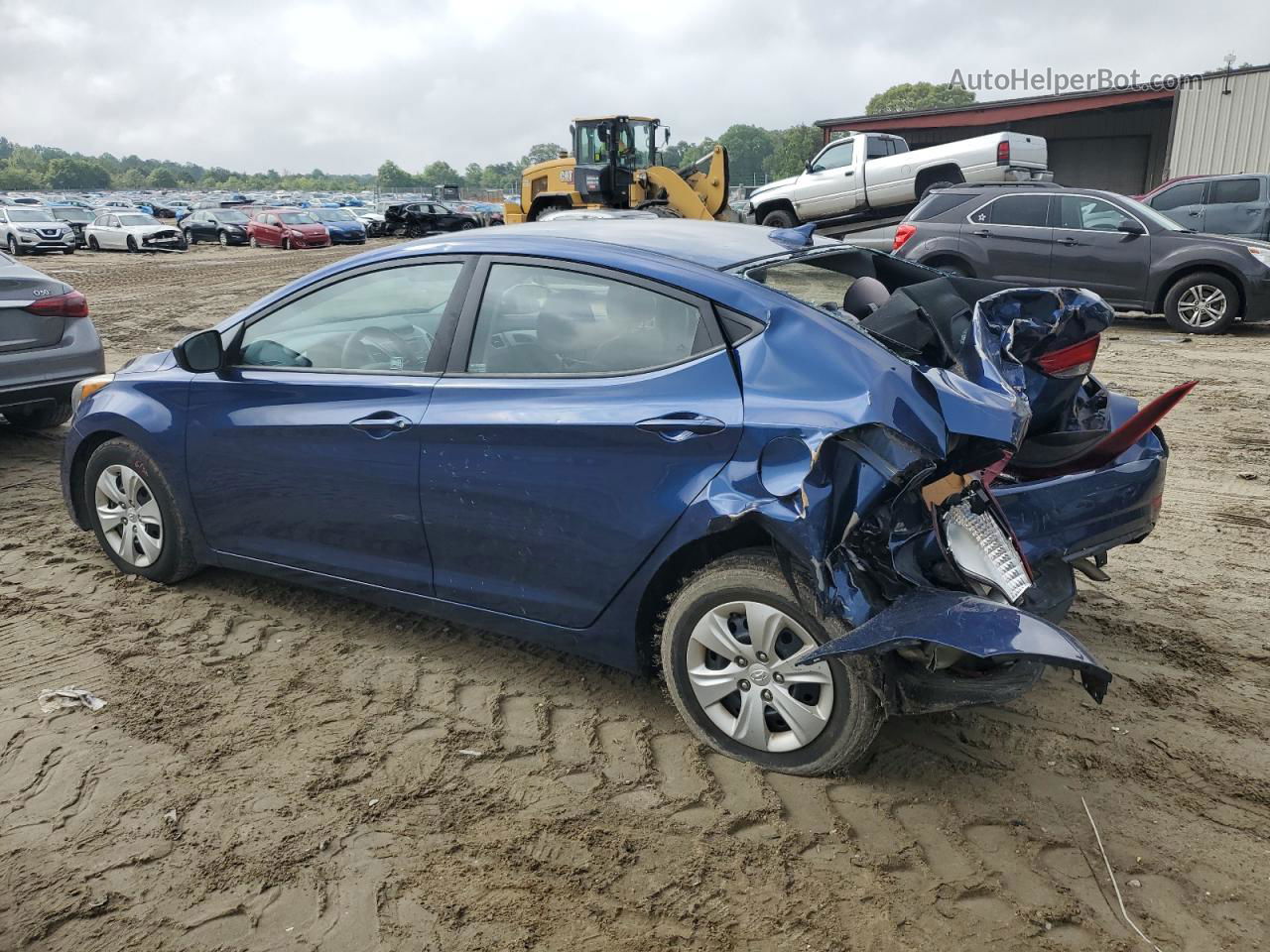 2016 Hyundai Elantra Se Blue vin: 5NPDH4AEXGH769629