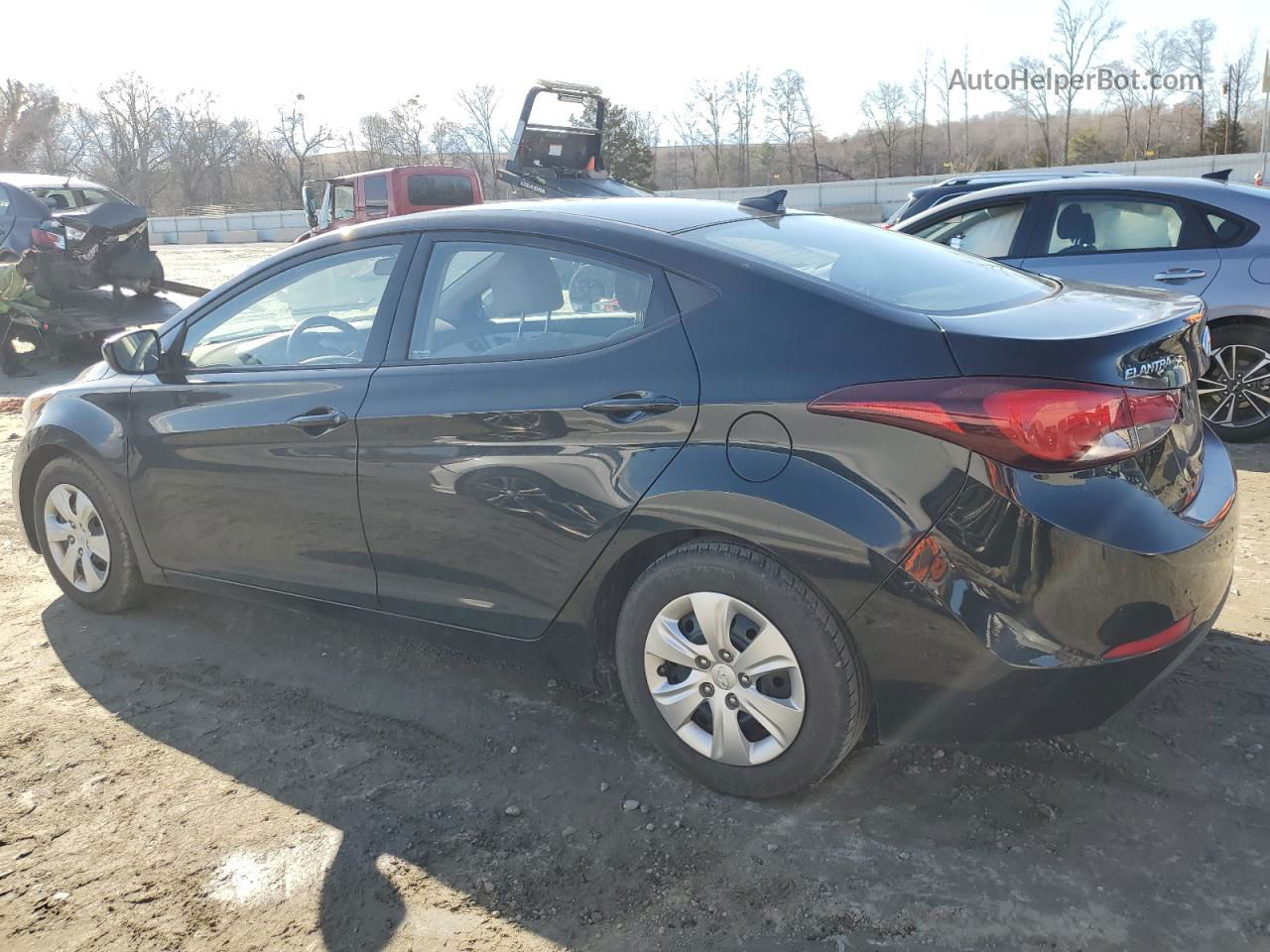 2016 Hyundai Elantra Se Black vin: 5NPDH4AEXGH769999