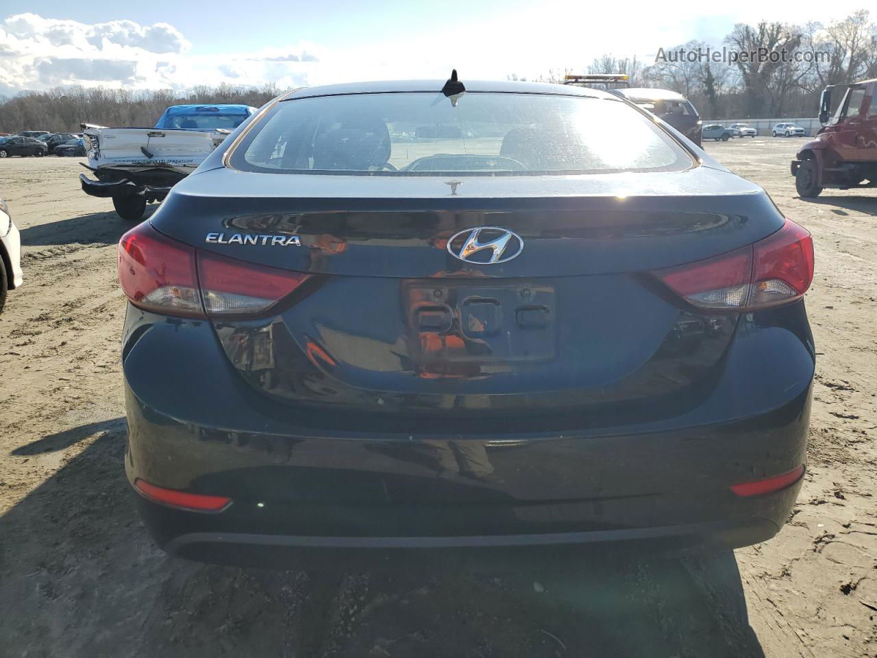 2016 Hyundai Elantra Se Black vin: 5NPDH4AEXGH769999